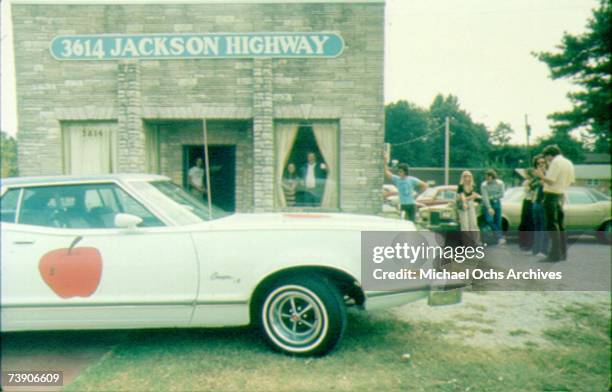 Photo of Allman Brothers, Allman Bros. Muscle Shoals Studiocirca 1969.