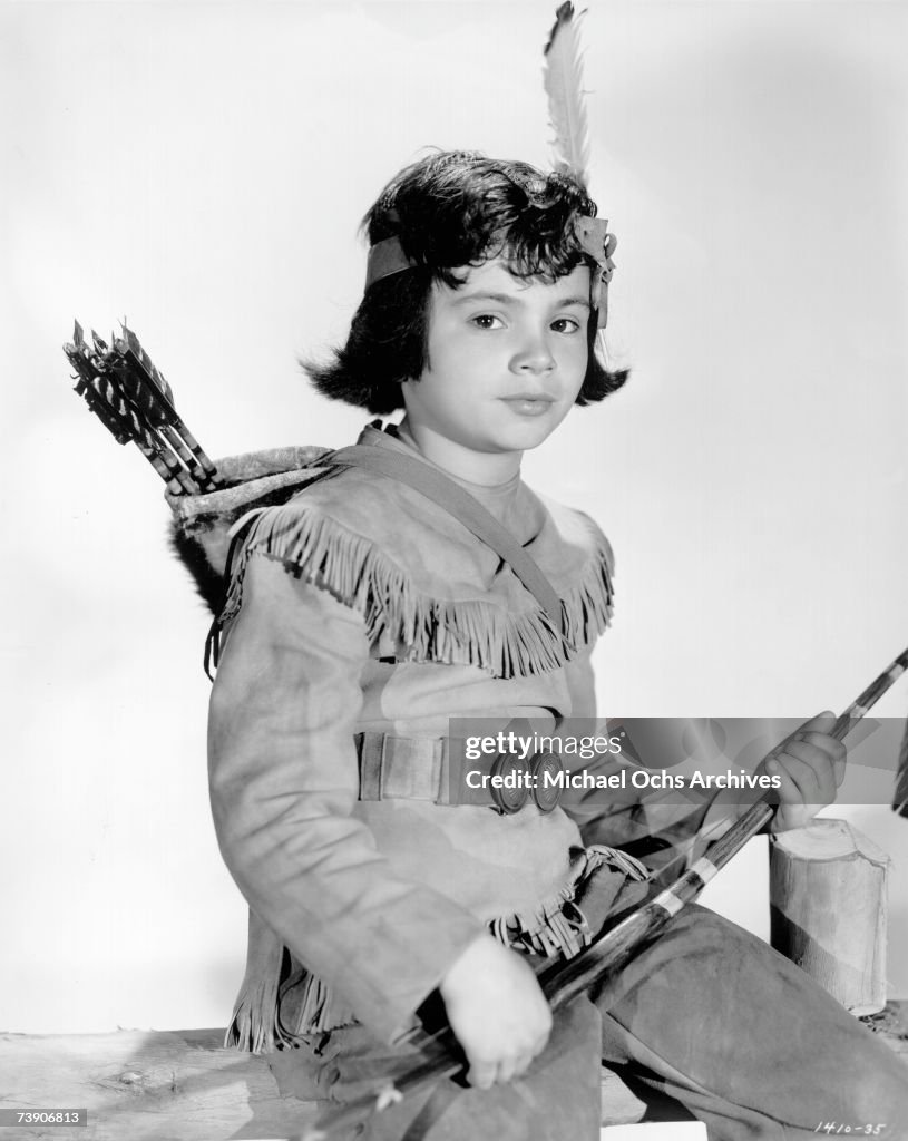 Blake Little Actor Robert Blake poses for a portrait as Little Beaver in the 'Red ...