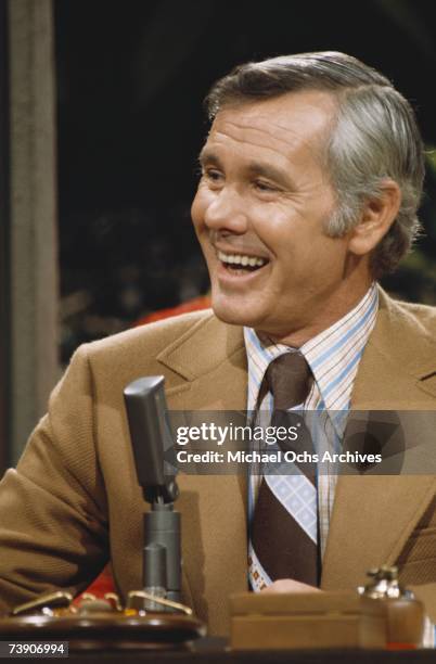 Photo of Johnny Carson, Mid 1970's, California, Burbank, The Tonight Show Johnny Carson.