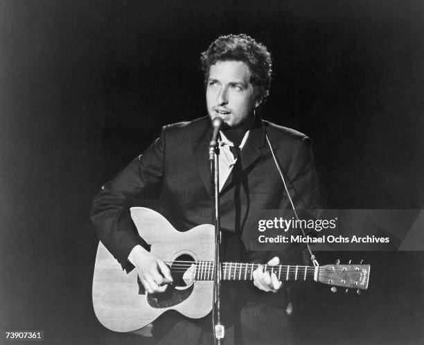 Bob Dylan appearing on "The Johnny Cash Show" ABC/TV Taped at Ryman Auditorium, June 7, 1969 in Nashville, Tennessee.