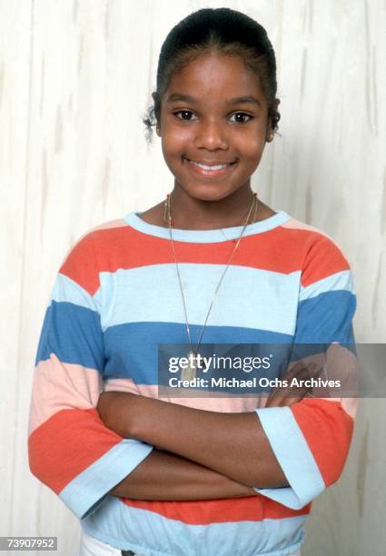 Pop singer and actress Janet Jackson poses for a portrait session on July 7, 1978 in Los Angeles, California.