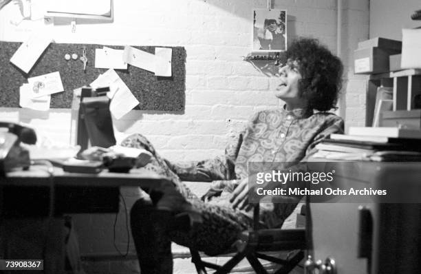 Rock and roll musician Al Kooper at the Cafe Au Go Go on November 21, 1967 in New York, New York.