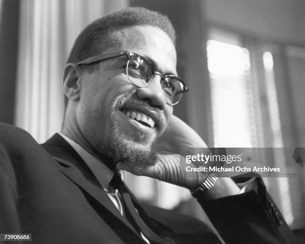 Former Nation Of Islam leader El-Hajj Malik El-Shabazz poses for a portrait on February 16 in Rochester, New York.
