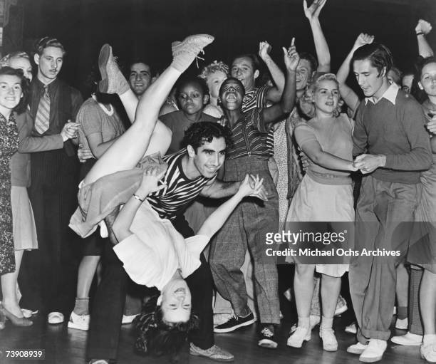 1950s, U.S.A, Jitterbug Dancing.