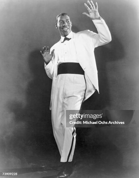 Soul singer Otis Redding poses for a full length portrait in 1962 in Memphis, Tennessee.