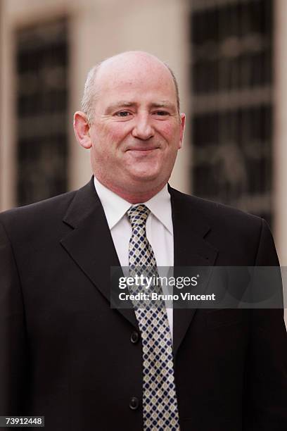 Civil servant David Keogh arrives at the Old Bailey on April 18, 2007 in London. Mr Keogh and parliamentary researcher Leo O'Connor were charged with...