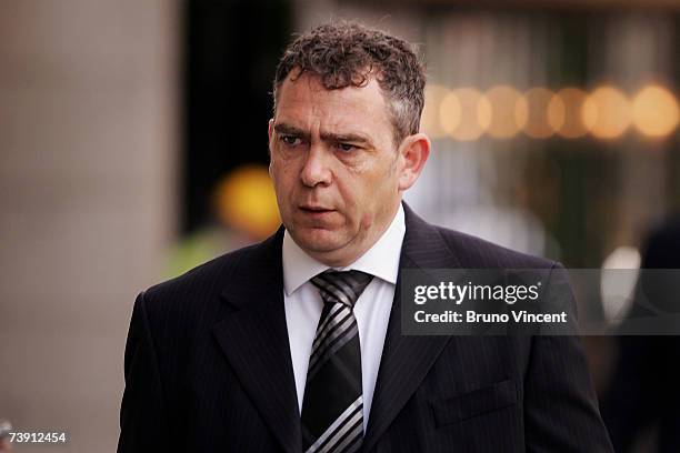 Parliamentary researcher Leo O'Connor arrives at the Old Bailey on April 18, 2007 in London. O'Connor and civil servant David Keogh were charged with...