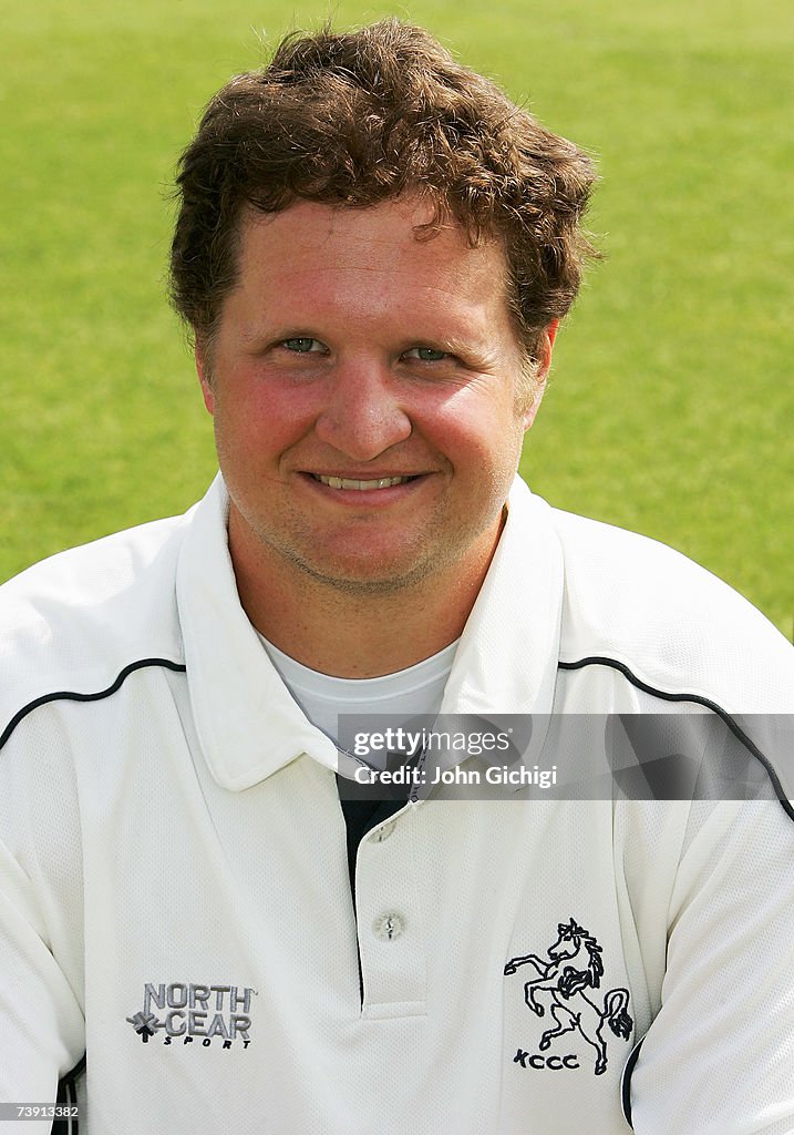 Kent Novit Robert Key the Kent captain poses during the Kent CCC Photocall at ...