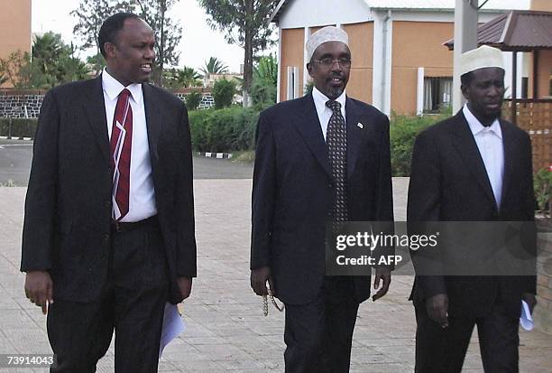 Somali Deputy Prime Minister Hussein Aidid , former powerful Somali parliament speaker Sheikh Sharif Hassan Aden and Head of the executive arm of the...
