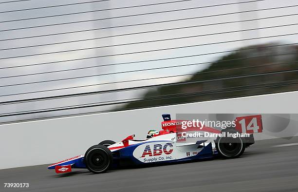 Abc Supply Racing 35 Ajfoyt Racing Dallara Honda Of Darren Manning Stock Photos, High-Res ...
