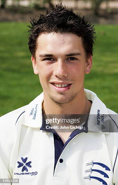 Billy Godleman of Middlesex poses during the Middlesex CCC Photocall at Lords on April 2007 in London, England.