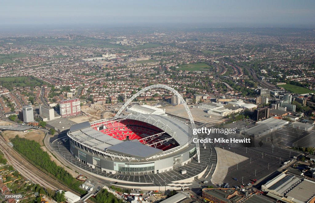 Aerial Views Of Sporting Venues In London