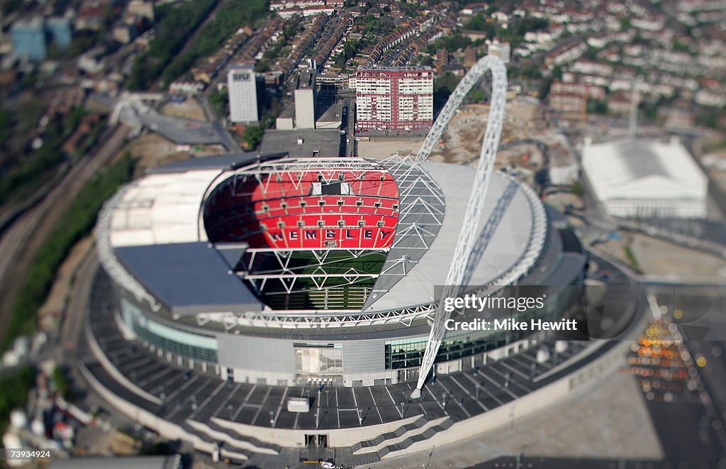 Aerial Views Of Sporting Venues In London