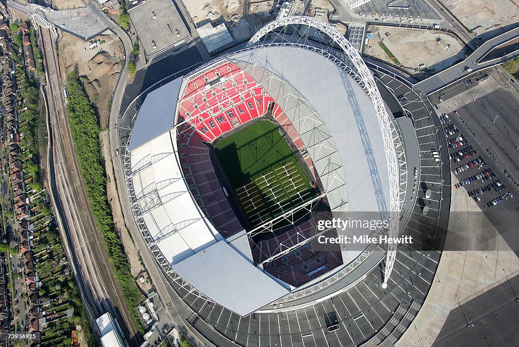 Aerial Views Of Sporting Venues In London