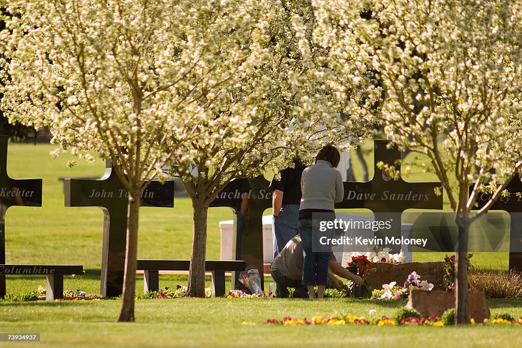 Memorial Marks Anniversary Of Columbine Shootings Days After Va. Shootings