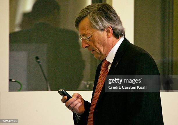 Eurogroup Chairman Jean-Claude Juncke attends ECOFIN meeting of E.U. Finance ministers April 21, 2007 in Berlin, Germany. Finance ministers and...