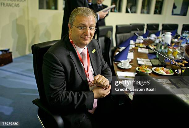 Austrian state secretary at the Ministry of Finance, Christoph Matznetter attends ECOFIN meeting of E.U. Finance ministers April 21, 2007 in Berlin,...