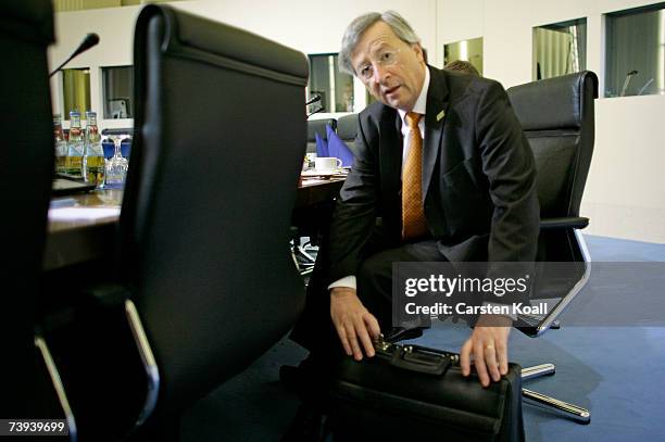 Eurogroup Chairman Jean-Claude Juncke attends ECOFIN meeting of E.U. Finance ministers April 21, 2007 in Berlin, Germany. Finance ministers and...