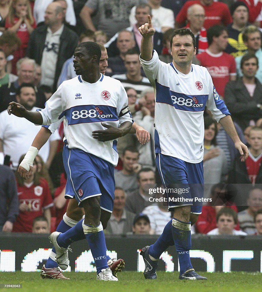 Manchester United v Middlesbrough