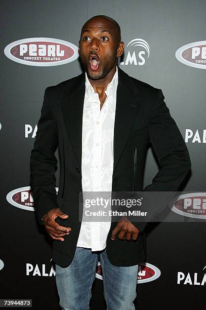 Actor Romany Malco arrives at a Gwen Stefani concert serving as the grand opening of The Pearl concert theater at the Palms Casino Resort April 21,...