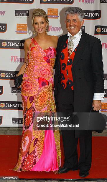 Katy French and guest attend the TV NOW Awards ceremony held at The Mansion House on April 21, 2007 in Dublin, Ireland.