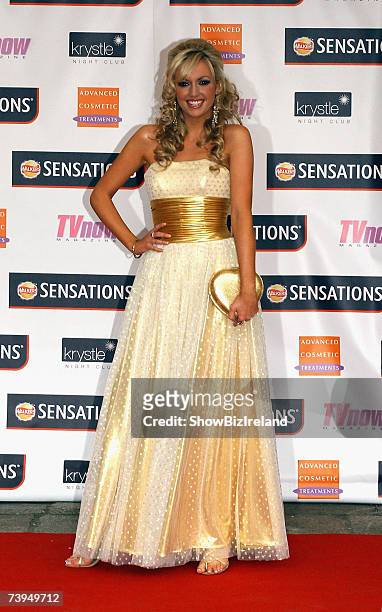 Rosanne Davison attends the TV NOW Awards ceremony held at The Mansion House on April 21, 2007 in Dublin, Ireland.