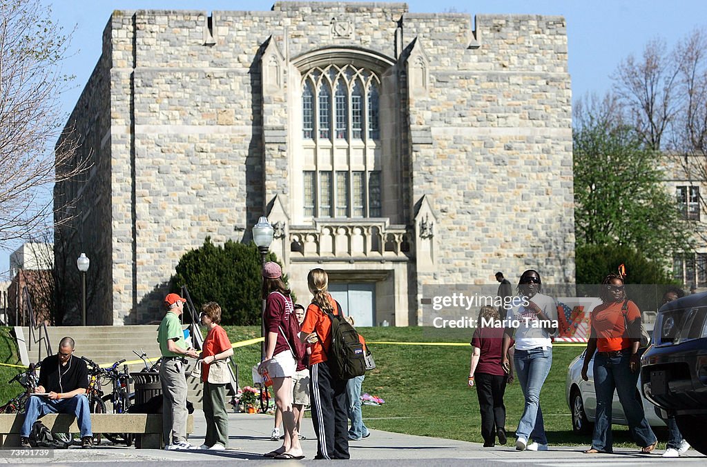 Classes Resume At Virginia Tech After Shooting Tragedy