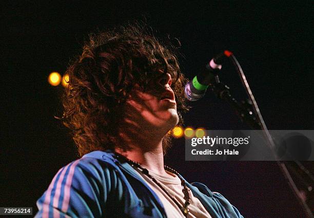 Kyle Falconer of The View performs at Shepherd's Bush Empire on April 23, 2007 in London.