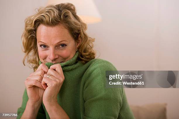 mature woman, portrait - mischief woman stock pictures, royalty-free photos & images