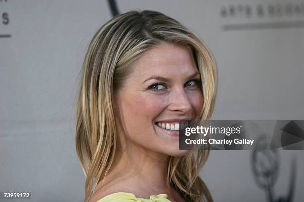 Actress Ali Larter attends an evening with the cast and creative team behind "Heroes" at The Leonard Goldenson Theater on April 23, 2007 in Los...