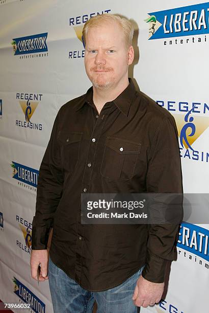 Actor Jim Gaffigan arrives at the screening of Stephanie Daley held at the Regent Showcase Theater April 24, 2007 in Hollywood California.