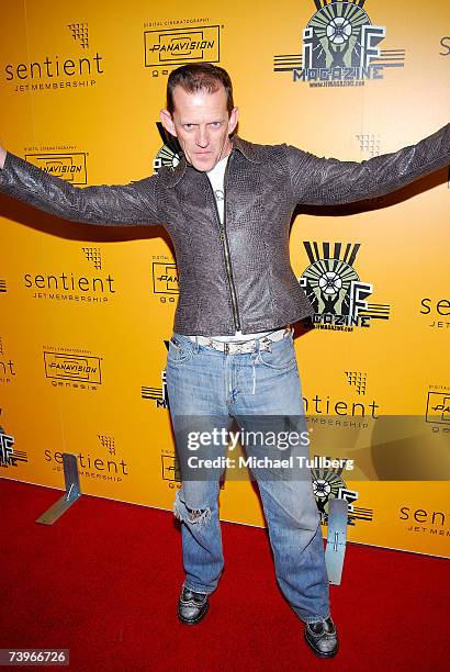 Actor Ezra Buzzington arrives at the launch party for iFMagazine.com, held at the Montmarte nightclub on April 24, 2007 in Los Angeles, California.