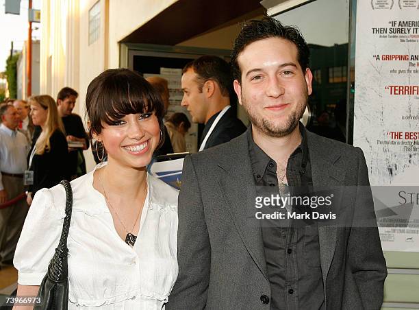Diane Gaeta and Christopher Marquette arrive at the screening of "Stephanie Daley" held at the Regent Showcase Theater on April 24, 2007 in Hollywood...