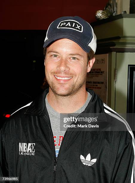 Actor Brad Rowe arrives at the screening of "Stephanie Daley" held at the Regent Showcase Theater on April 24, 2007 in Hollywood California.