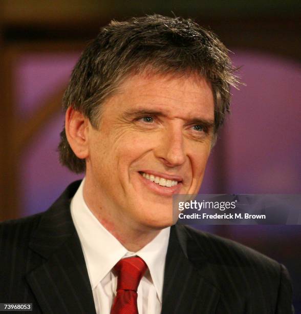 Host Craig Ferguson speaks during a segment of "The Late Late Show with Craig Ferguson" at CBS Television City on April 24, 2007 in Los Angeles,...