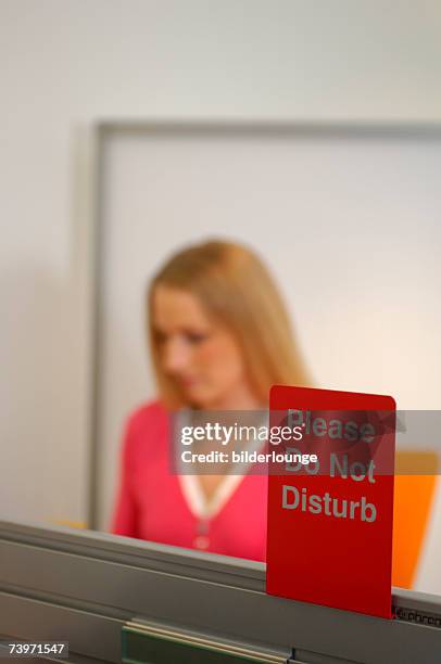 Türschild 'Videoanruf Im Gange' – Bunt Bedruckt, 23x9 Cm, Für Homeoffice & Büro, Mit Aufhängebohrung