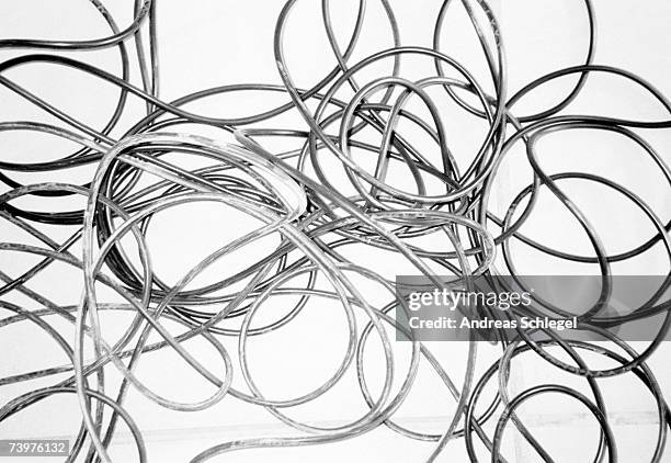 messy cables - computer cable stock pictures, royalty-free photos & images