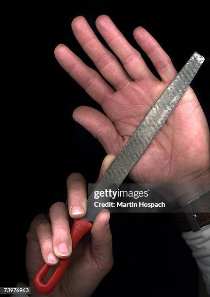 Automatic File Hand File Hand Tool Photos and Premium High Res Pictures - Getty Images