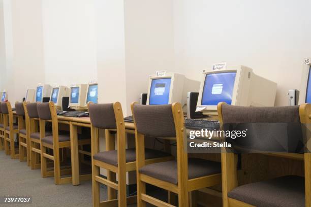 Keele Library Computer Room 194 Computer Room Setup Stock Photos, High-Res Pictures, and Images ...