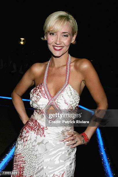 Model, TV personality Bessie Bardot attends the Fashiontv & Red Ribbon Charity Gala at the Sydney Opera House on April 26, 2007 in Sydney, Australia....