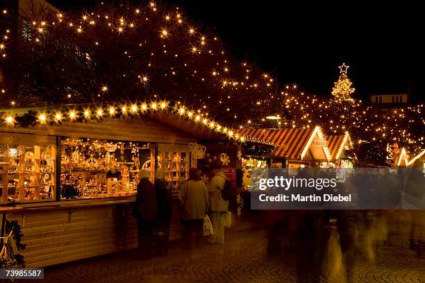 christmas market, berlin, germany - marché de noël photos et images de collection