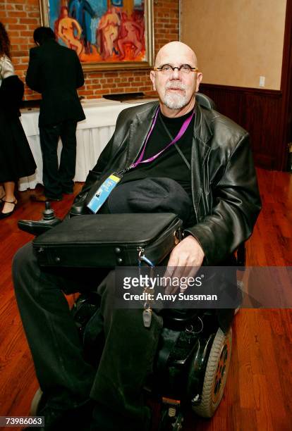 Artist Chuck Close attends the Juror Lunch held at the Tribeca Loft during the 2007 Tribeca Film Festival on April 26, 2007 in New York City.