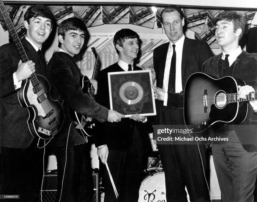 Beatles With Their Producer