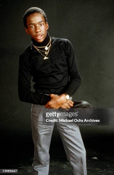 Singer Bobby Brown of the group "New Edition" poses for a portrait incirca 1980.