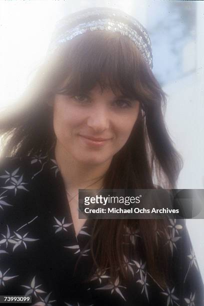 Ann Wilson of the rock band "Heart" poses for a portrait in circa 1977.