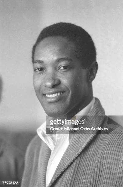 Soul singer Sam Cooke poses for a portrait on November 30, 1960 in Los Angeles, California.