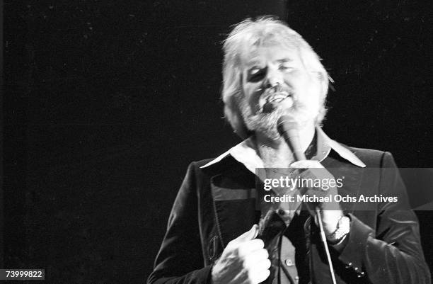 Singer Kenny Rogers performing on "The Tonight Show" on May 27, 1979.