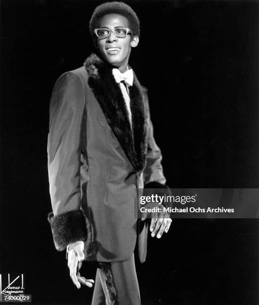 Singer David Ruffin of the R&B group "The Temptations" poses for a portrait in circa 1965 in New York City, New York.