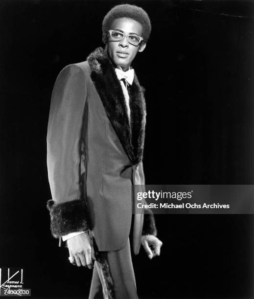 Singer David Ruffin of the R&B group "The Temptations" poses for a portrait in circa 1965 in New York City, New York.