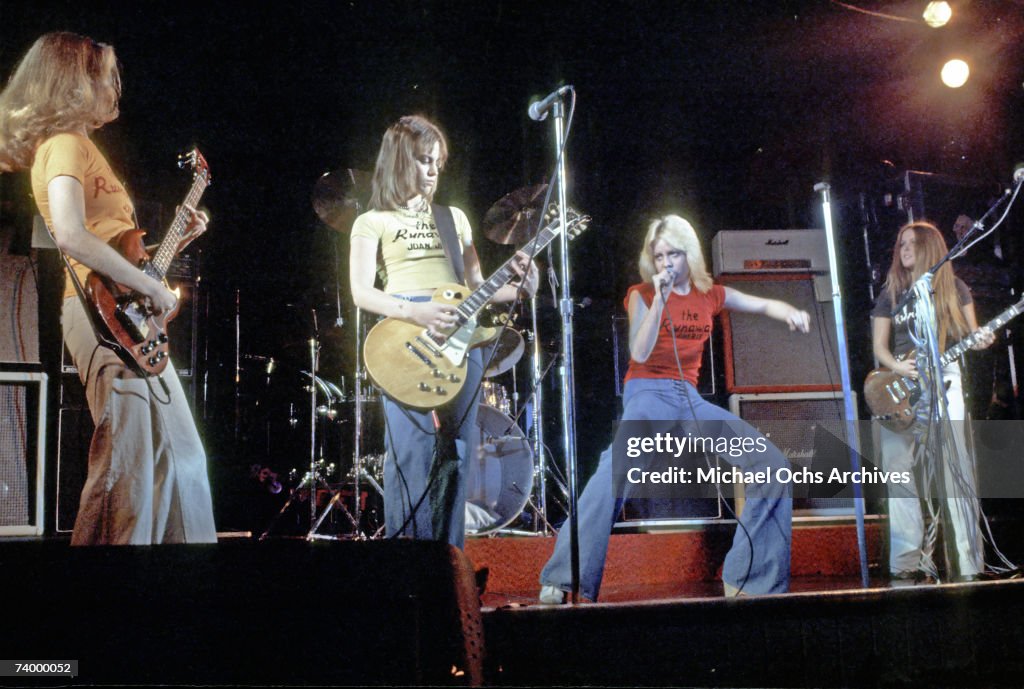Rock band "The Runaways"